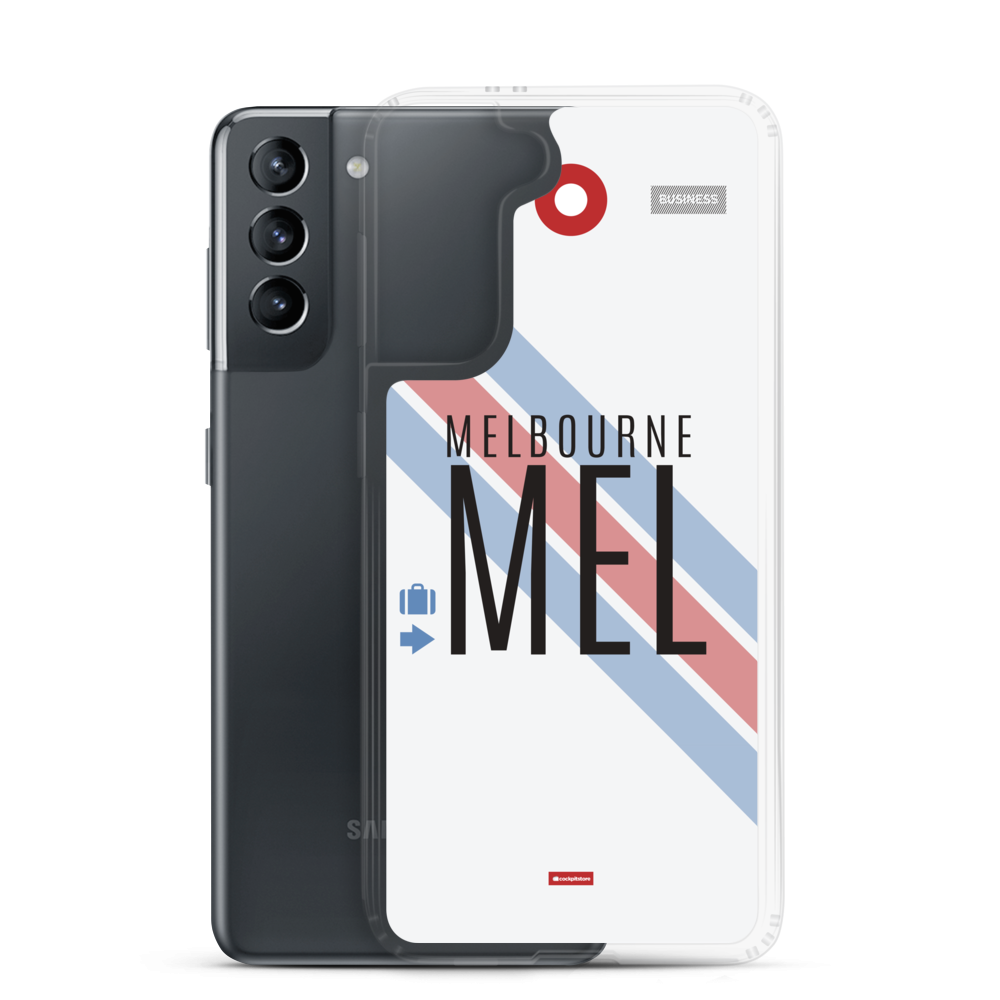 MEL - Melbourne Samsung phone case with airport code