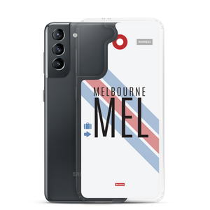 MEL - Melbourne Samsung phone case with airport code