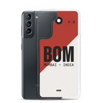 Load image into Gallery viewer, BOM - Mumbai airport code Samsung phone case
