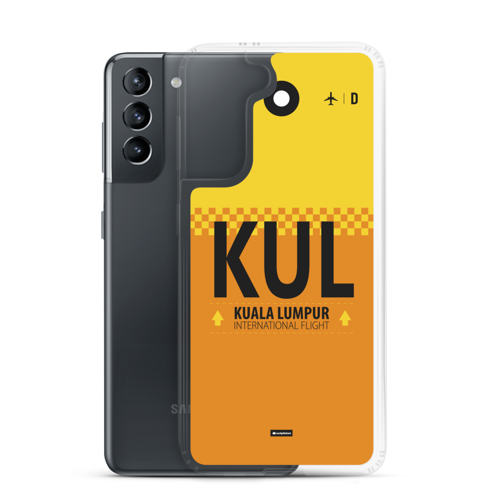 KUL - Kuala Lumpur Samsung phone case with airport code