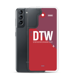 Load image into Gallery viewer, DTW - Detroit airport code Samsung phone case
