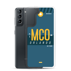 MCO - Orlando Samsung phone case with airport code