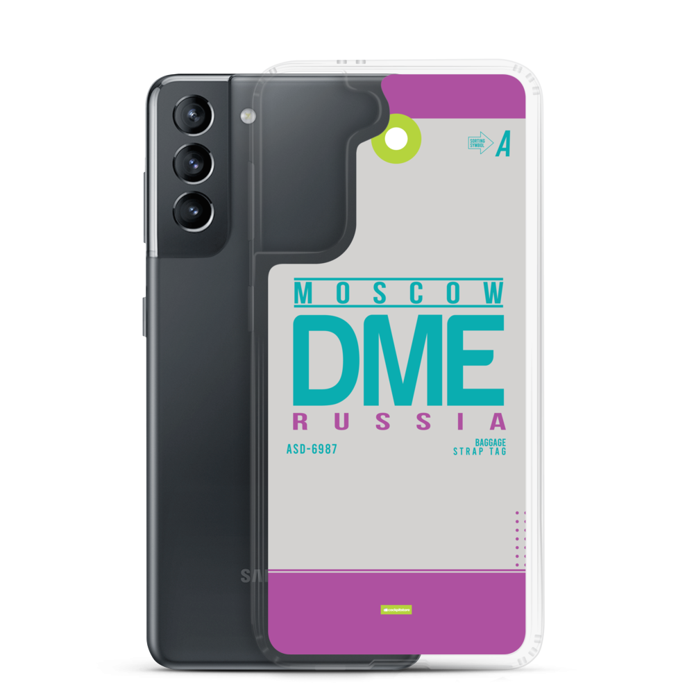 DME - Moscow Samsung phone case with airport code