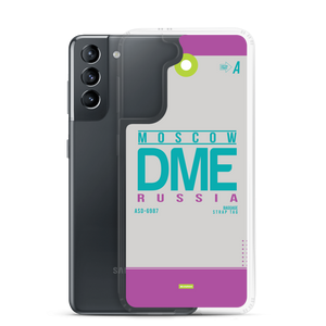 DME - Moscow Samsung phone case with airport code