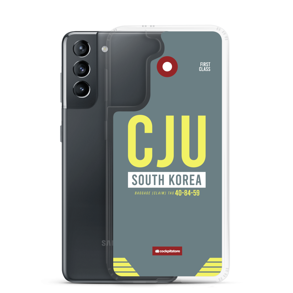 CJU - Jeju Samsung-Handyhülle mit Flughafencode