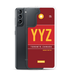 Load image into Gallery viewer, YYZ - Toronto airport code Samsung phone case
