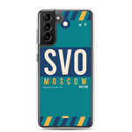 Load image into Gallery viewer, SVO - Moscow Samsung phone case with airport code
