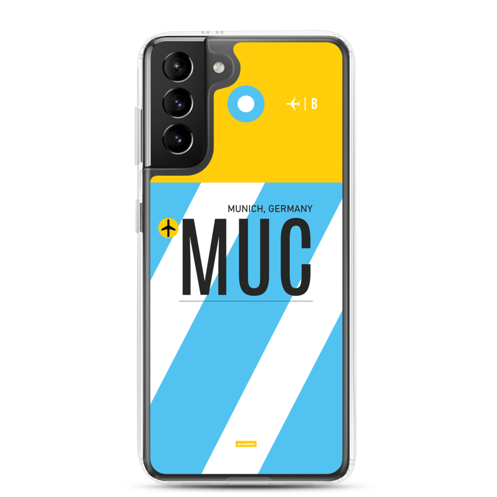 MUC - Munich Samsung phone case with airport code