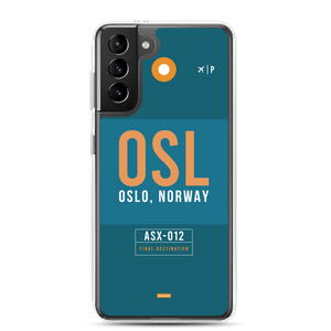 OSL - Oslo Samsung-Handyhülle mit Flughafencode