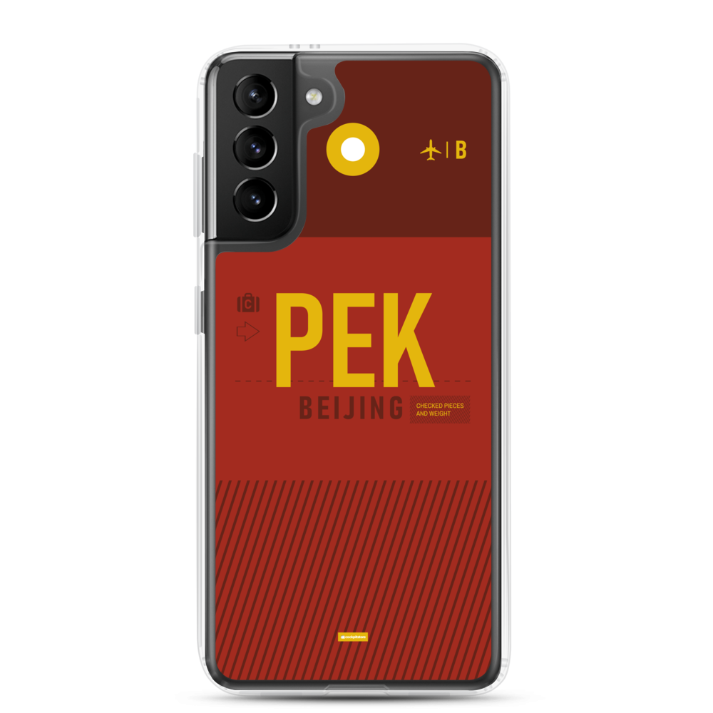 PEK - Beijing airport code Samsung phone case