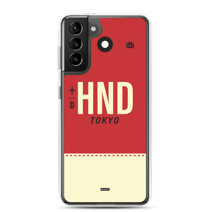 HND - Haneda Samsung-Handyhülle mit Flughafencode