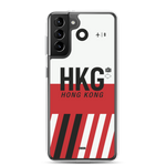 Load image into Gallery viewer, HKG - Hong Kong Samsung phone case with airport code
