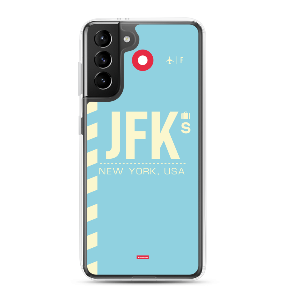 JFK - New York Samsung-Handyhülle mit Flughafencode