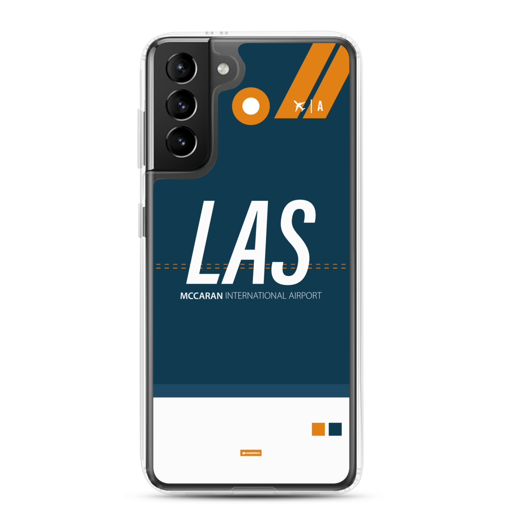 LAS - Las Vegas Samsung-Handyhülle mit Flughafencode