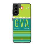 Load image into Gallery viewer, GVA - Geneva Samsung phone case with airport code
