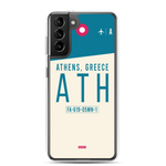 Lade das Bild in den Galerie-Viewer, ATH - Athens Samsung-Handyhülle mit Flughafencode
