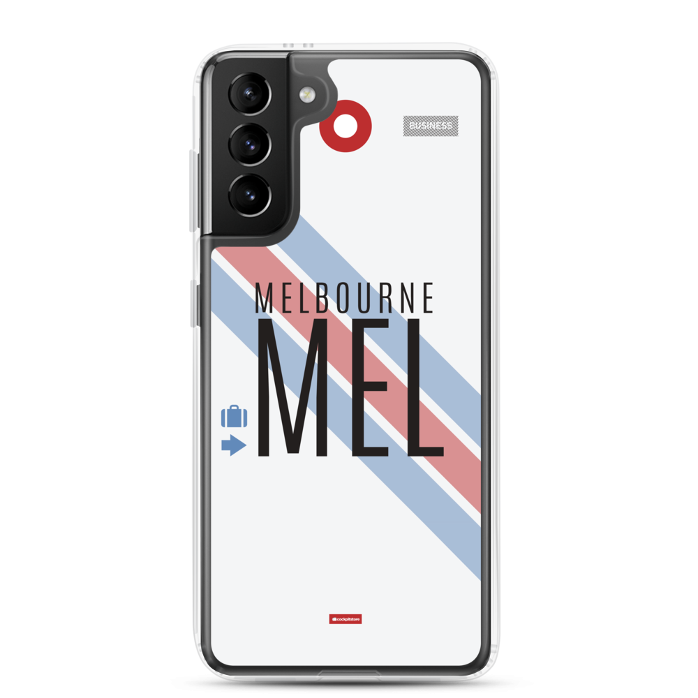 MEL - Melbourne Samsung phone case with airport code