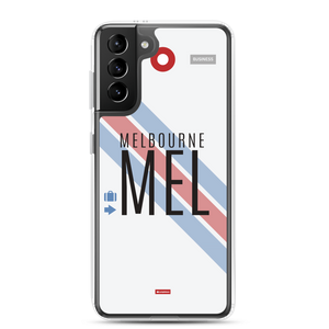 MEL - Melbourne Samsung phone case with airport code