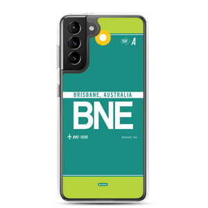 BNE - Brisbane Samsung-Handyhülle mit Flughafencode