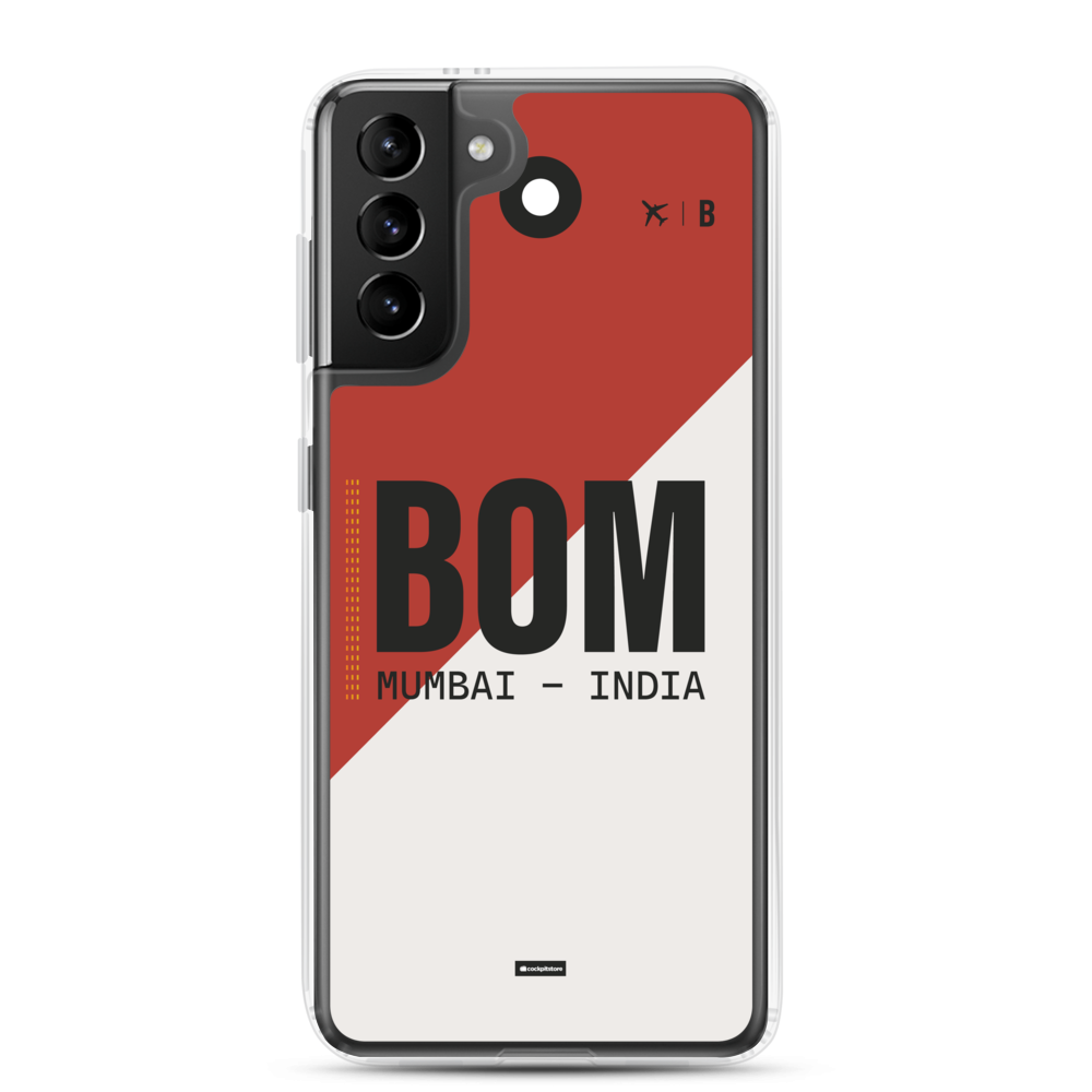 BOM - Mumbai airport code Samsung phone case