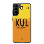 Load image into Gallery viewer, KUL - Kuala Lumpur Samsung phone case with airport code
