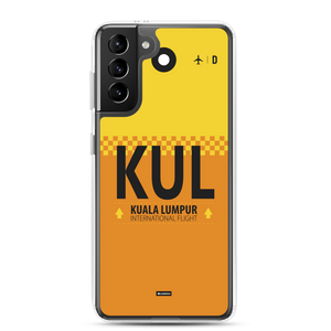 KUL - Kuala Lumpur Samsung phone case with airport code