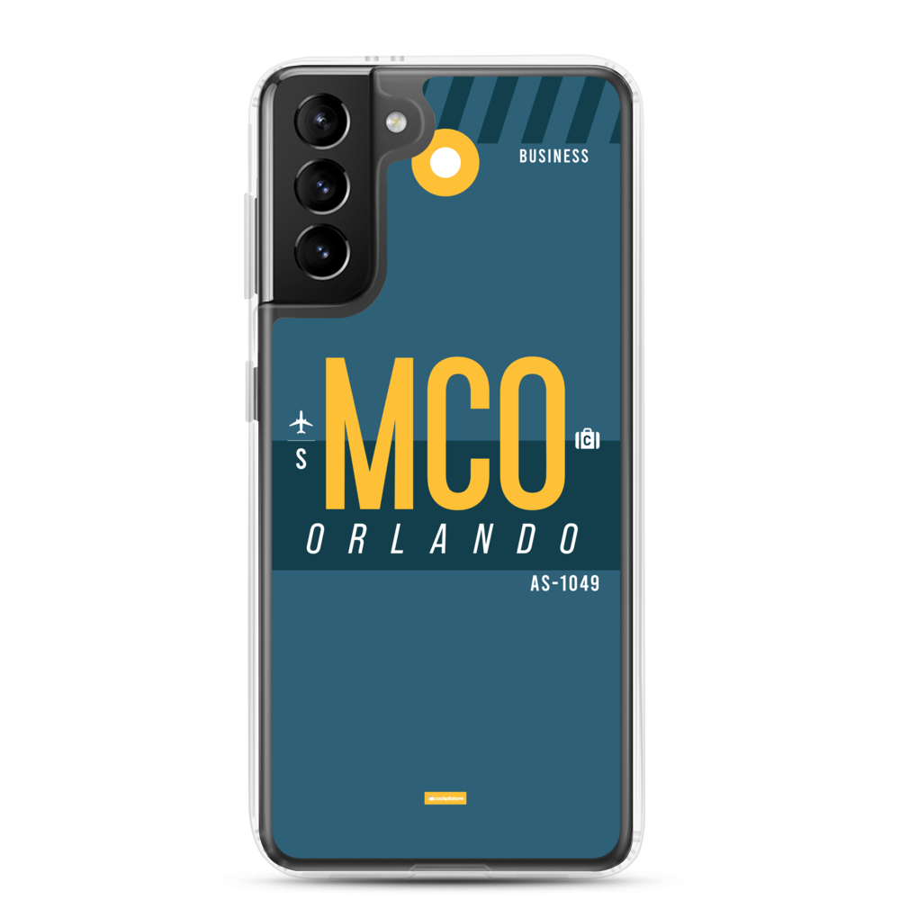 MCO - Orlando Samsung phone case with airport code