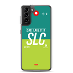 Load image into Gallery viewer, SLC - Salt Lake City Samsung phone case with airport code
