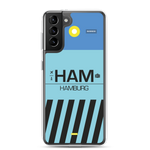 Load image into Gallery viewer, HAM - Hamburg Samsung phone case with airport code
