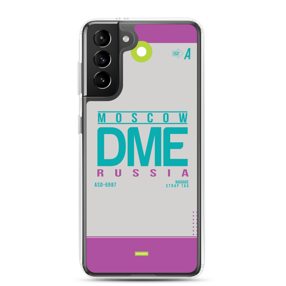 DME - Moscow Samsung phone case with airport code