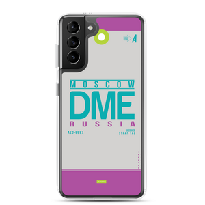 DME - Moscow Samsung phone case with airport code