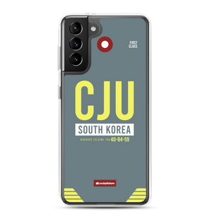 CJU - Jeju Samsung-Handyhülle mit Flughafencode