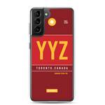 Load image into Gallery viewer, YYZ - Toronto airport code Samsung phone case
