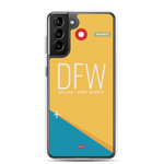 Load image into Gallery viewer, DFW - Dallas - Fort Worth Samsung phone case with airport code
