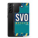 Load image into Gallery viewer, SVO - Moscow Samsung phone case with airport code
