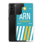 Load image into Gallery viewer, ARN - Stockholm Samsung phone case with airport code
