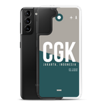 Load image into Gallery viewer, CGK - Jakarta Samsung phone case with airport code
