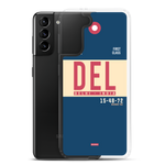 Load image into Gallery viewer, DEL - Delhi airport code Samsung phone case
