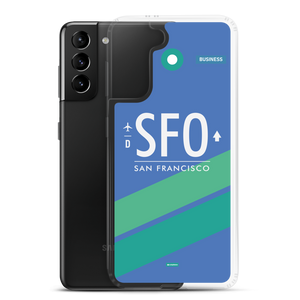 SFO - San Francisco Samsung-Handyhülle mit Flughafencode