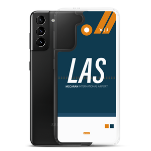 LAS - Las Vegas Samsung-Handyhülle mit Flughafencode