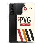Load image into Gallery viewer, PVG - Shanghai - Pudong Samsung phone case with airport code
