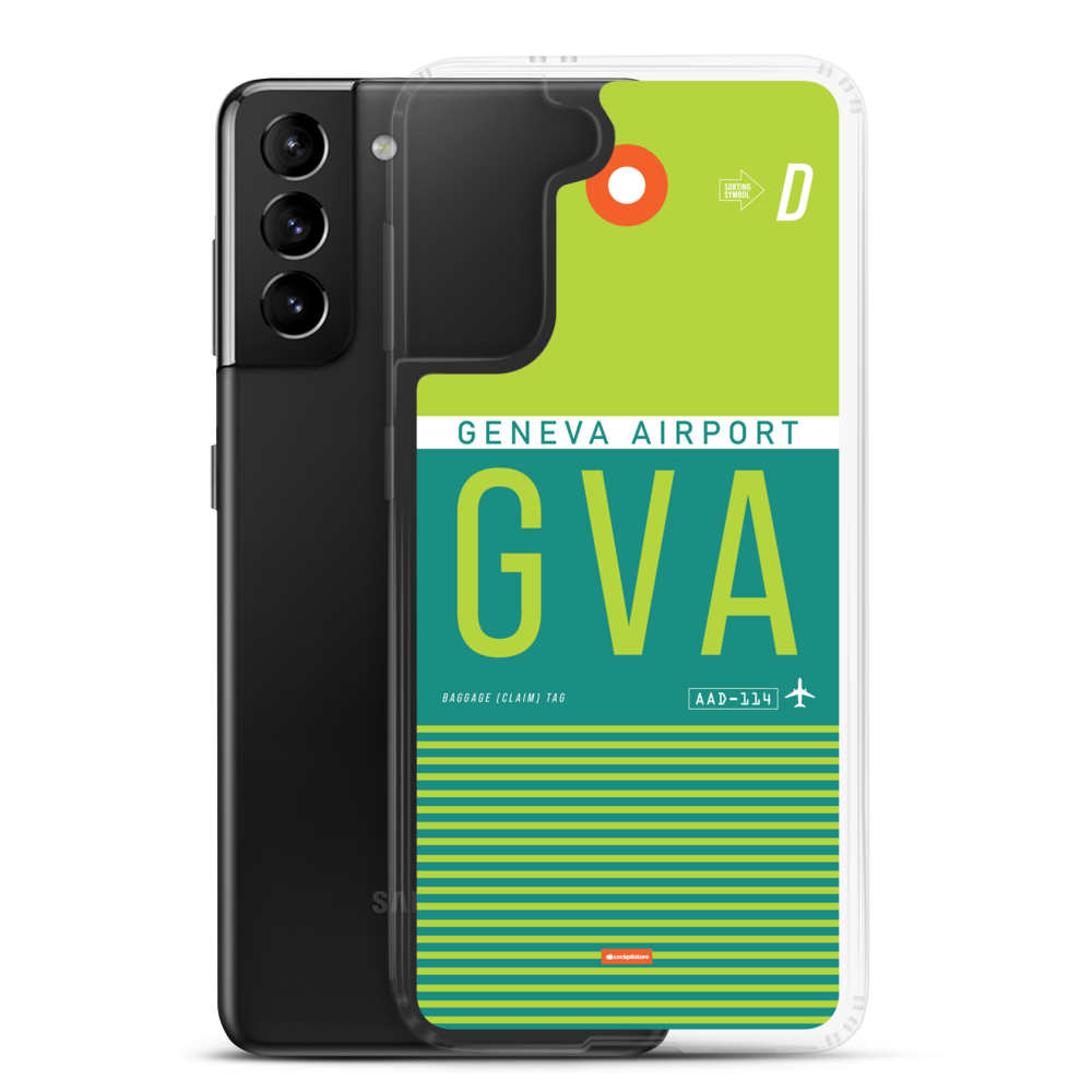 GVA - Geneva Samsung phone case with airport code