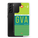 Load image into Gallery viewer, GVA - Geneva Samsung phone case with airport code
