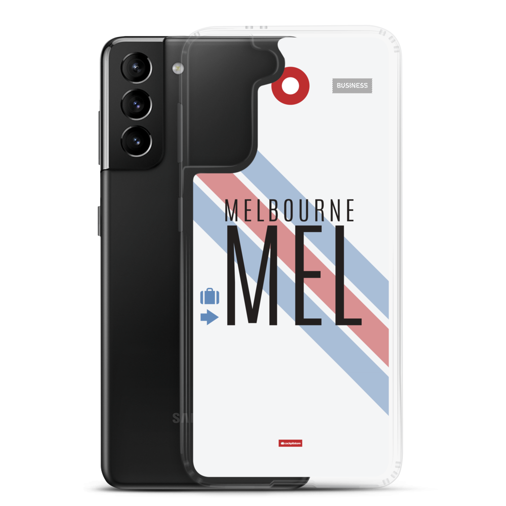 MEL - Melbourne Samsung phone case with airport code