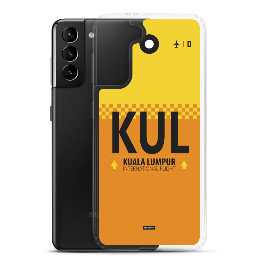 KUL - Kuala Lumpur Samsung phone case with airport code