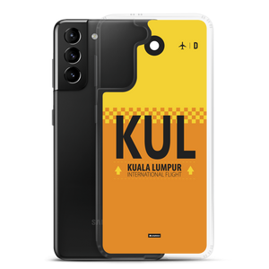 KUL - Kuala Lumpur Samsung phone case with airport code