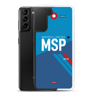 MSP - Minneapolis - Saint Paul Samsung phone case with airport code