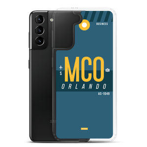 MCO - Orlando Samsung phone case with airport code