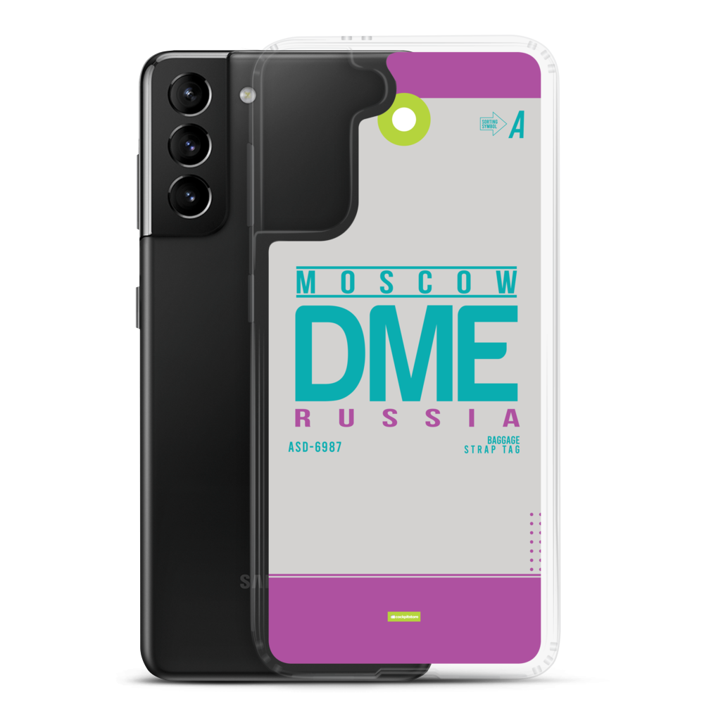 DME - Moscow Samsung phone case with airport code