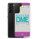 Load image into Gallery viewer, DME - Moscow Samsung phone case with airport code
